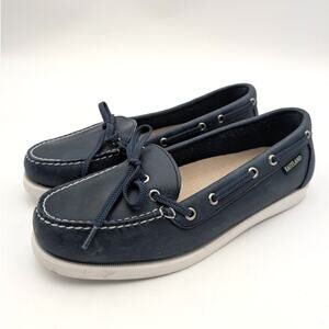 Eastland Yarmouth Boat Shoes Women’s One Eyelet Slip-On Blue Size US7.5 EU38